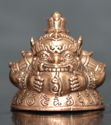 พระราหูดวงเศรษฐี เนื้อสัมฤทธิ์รมซาติน สำนักสงฆ์เขาชะอม 2568