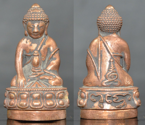 พระกริ่งพุทโธ กริ่งจักรพรรดิ์แดนมังกรเยาวราช เนื้อชนวนโบราณ วัดสัมพันธวงศ์ 2567