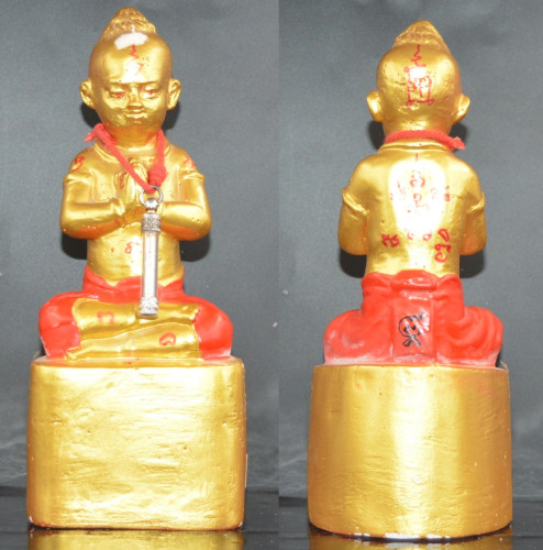 กุมารมั่งคั่ง ขนาดบูชา พระอาจารย์ศุภสิทธิ์ วัดบางน้ำชน บุคคโล 2560