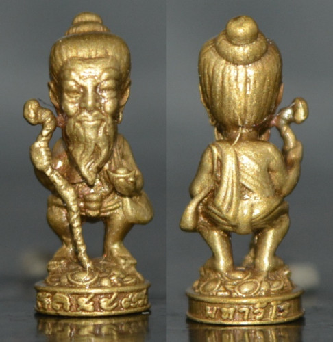 ชูชก ขอเงินล้าน มหาเศรษฐี เนื้อสัมฤทธิ์ชุบซาตินทอง พระอาจารย์อำนาจ มหาวีโร 2568