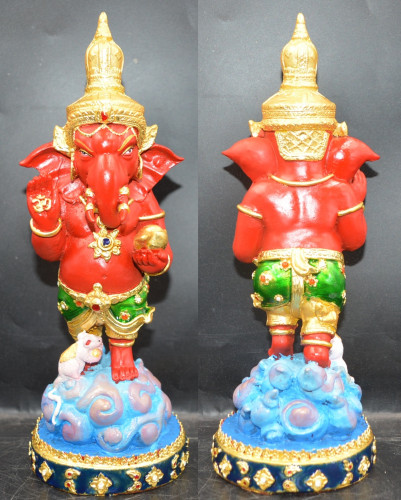 พระพิฆเนศ เนื้อเรซิ่น ขนาดบูชา พระอาจารย์ผ่อง วัดไทรย์ 2560