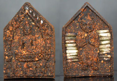 พระขุนแผน มหาเสน่ห์ เนื้อแก่ว่านมหาเสน่ห์ ปลุกเสกโดย 3 เกจิ 2556