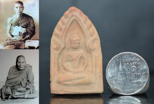 พระขุนแผน พระปลัดทวี วัดบ้านกร่าง เนื้อดิน หลวงพ่อมุ่ย พระอาจารย์นำ ปลุกเสก 2495