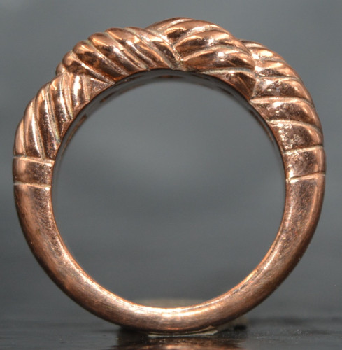 แหวนพิรอดเกลียวเชือก เนื้อนวะโลหะ อาจารย์เปลี่ยน หัทยานนท์ 2563 1