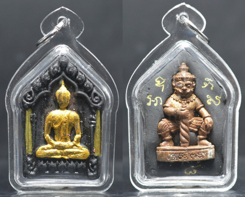 พระขุนแผนปราบมาร หลังท้าวเวสสุวรรณ+ตะกรุดสาริกา ตาพูน ฆราวาสในดงแห่งเพชรบูรณ์ 2562 2