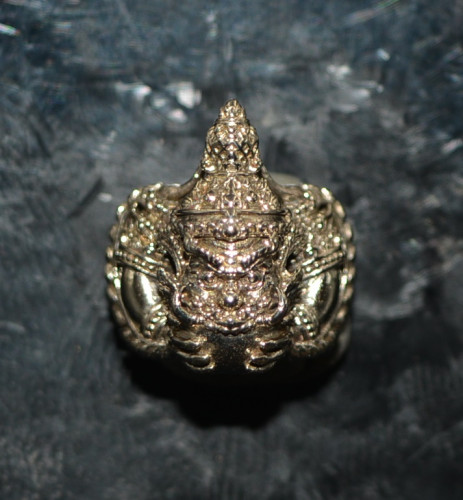 พระราหูอมตะเศรษฐี เนื้อทองขาว พระอาจารย์เฮง วัดป่าไทรย้อย 2564