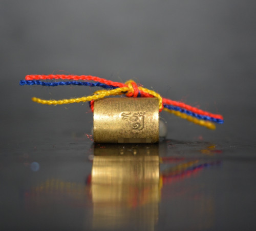 ตะกรุดลูกอมโลกธาตุ เนื้อทองเหลือง หลวงพ่อเสิน วัดเก่าหลวงอาสน์ 2562