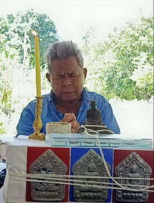 พระขุนแผนปั๊มซ้ำ เนื้อผงผสมผงพรายกุมาร ผงตะไบกริ่งชินบัญชรหลวงปู่ทิม 2563 4
