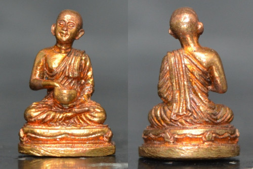 พระสีวลีอุ้มบาตร รุ่นแรก เนื้อสัมฤทธิ์ หลวงปู่ทองย้อย วัดอัมพวัน 2553