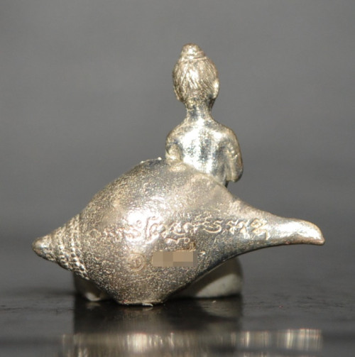 พระสุวรรณสังข์ (กุมารน้อยหอยสังข์) เนื้อเงิน พระอาจารย์ประสูติ วัดในเตา 2563 1