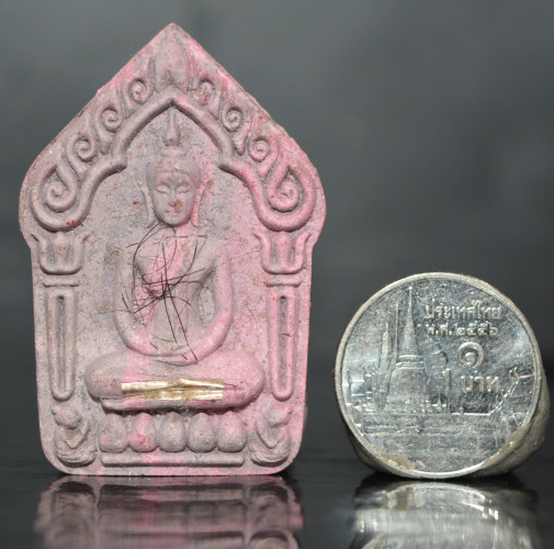 พระขุนแผน รุ่นแรก ตะกรุดทองเงิน ฝังอิ่นไม้งิ้วดำ  ครูบาอินสม วัดท้าวพญาผาบ 2565 1