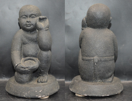 ตุ๊กตาทอง ( พี่ชูเกียรติ ) ขนาดบูชา เนื้อปูนอุดผงอาถรรย์ ปู่บุญมา พุมมาลี 2554