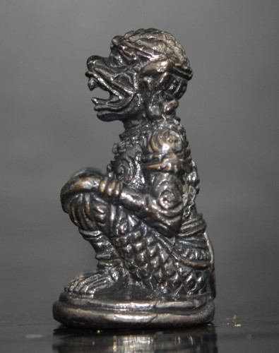 หนุมาน อุดกริ่ง เนื้อสัมฤทธิ์รมดำ หลวงปู่นน วัดเขาพรานธูป 2567 1