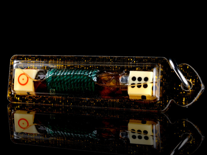 ตะกรุดเสี่ยงโชค รับทรัพย์ (หนังงูเหลือมตายพราย) ครูบาเต่า วัดบ้านเหล่า 2568 1