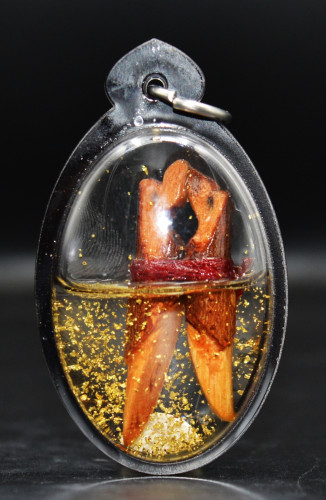 นกสาริกาลิ้นทองเรียกคู่ ไม้โศก เลี่ยมน้ำมันมหารัญจวน อาจารย์ปาน เจริญกรุง 2561 1