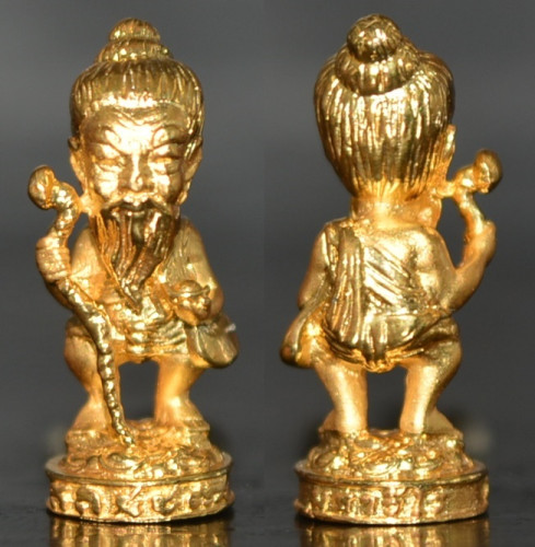 ชูชก ขอเงินล้าน มหาเศรษฐี เนื้อสัมฤทธิ์ชุบทอง พระอาจารย์อำนาจ มหาวีโร 2568