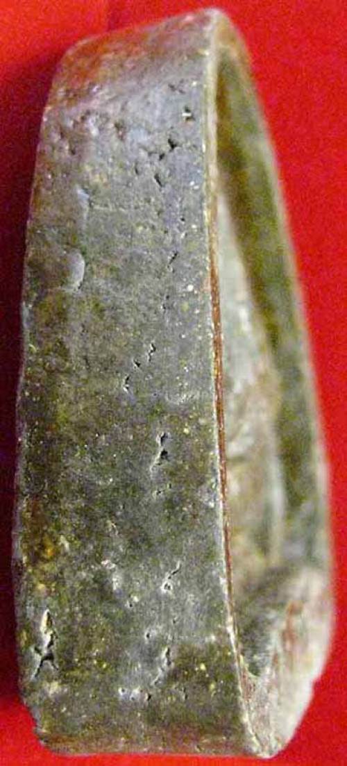 พระปิดตาหลวงปู่เฮี้ยง วัดป่าฯ พ.ศ.๒๕๐๘ พิมพ์จัมโบ้ ฐาน ป.+บัตรรับรองพระแท้*ส216 4