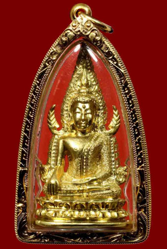 พระพุทธชินราช อินโดจีน สภาพแชมป์ พิมพ์แต่งจีวรดอก สวยงดงามดั่งทองคำแท้ งานช่างโอวเล็กปราณีตศิลป์โบรา