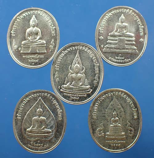 ครบชุด 5 องค์สุดยอดพระพุทธรูปศักดิ์สิทธิ์แห่งประเทศไทย(พระพุทธปัญจภาคี)สวยกริ๊บยันกล่อง+บัตรรับรองพร 1