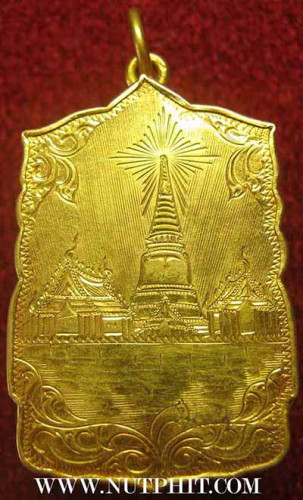 พระผงของขวัญวัดปากน้ำ รุ่น ๖ เลี่ยมทองงานฝีมือโบราณปิดหลังหนามาก+บัตรรับรองพระแท้*111 2