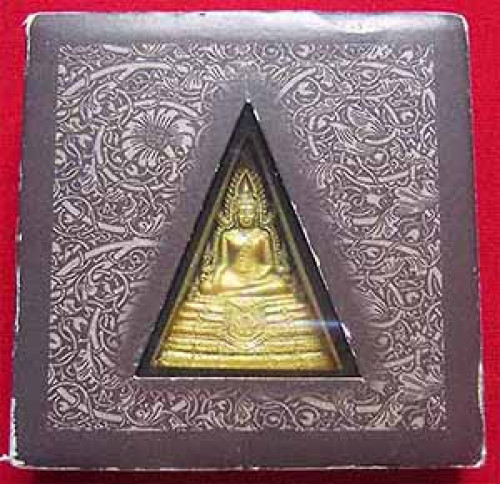 พระพุทธชินราช ภปร.ทองคำแท้(พิมพ์ใหญ่)สวยกริ๊บยันกล่อง+บัตรรับรองพระแท้*295 4