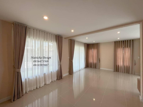 ผ้าม่านลอน รางเทปผ้า