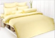 ผ้าปูที่นอน TOTO สีพื้นครีม 3.5\'