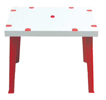 โต๊ะพลาสติกเหลี่ยมโดมิโน่ Domino