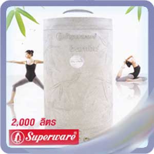 ถังน้ำ Superware รุ่น 2000 ลิตร Bambu Silver Nano