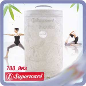 ถังน้ำ Superware รุ่น 700 ลิตร Bambu Silver Nano