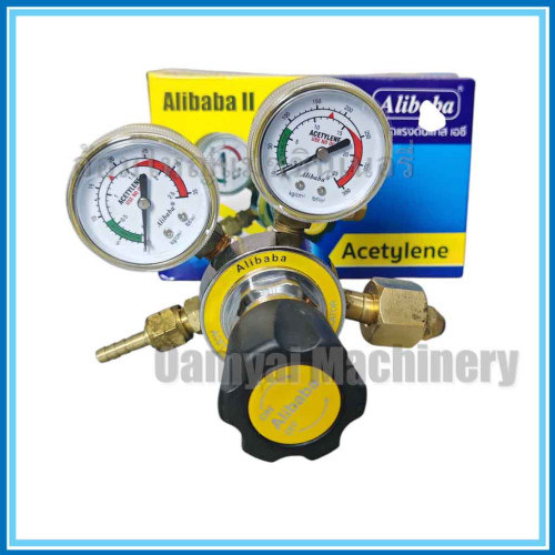 เกจวัดแรงดันแก๊ส เกย์แก๊ส เกจแก๊สอะเซทิลีน (Acetylene, AC) ALIBABA II