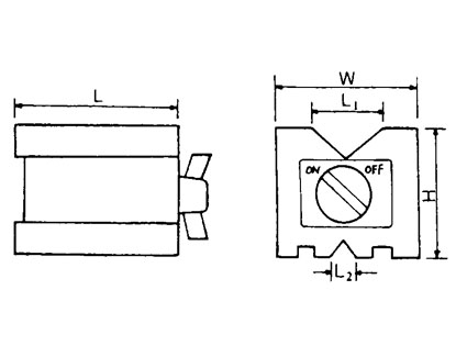 วีบล็อคแม่เหล็ก รุ่น VCP-25  VERTEX 1