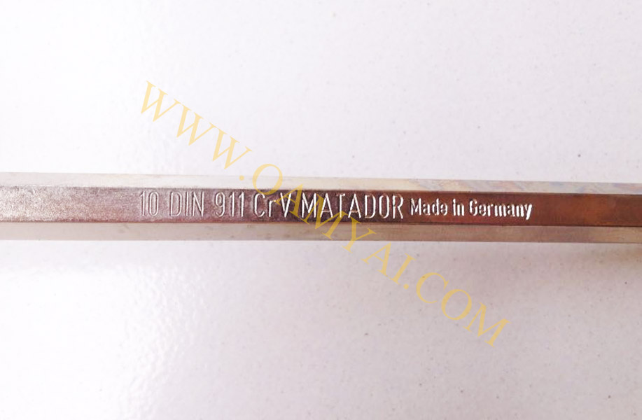 ประแจหกเหลียม ขาว-ยาว ขนาด 10.0 มม. MATADOR 1