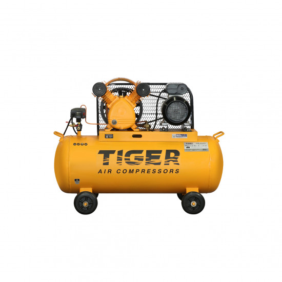 ปั๊มลม 1 HP 100 ลิตร พร้อมมอเตอร์ 2 HP 220V รุ่น TGA21-100M  TIGER
