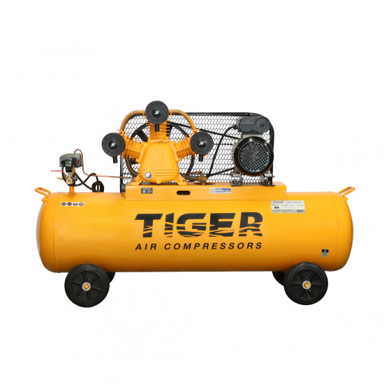 ปั๊มลม 3 HP 270 ลิตร พร้อมมอเตอร์ 4 HP 220V รุ่น TGA33-270M  TIGER