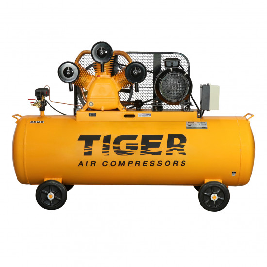 ปั๊มลม 10 HP 340 ลิตร พร้อมมอเตอร์ 10 HP 380V รุ่น TGA310-340M  TIGER