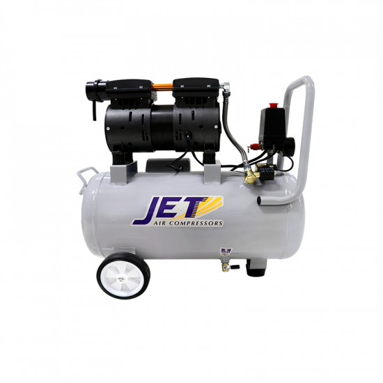 ปั๊มลมเสียงเงียบไม่ใช้น้ำมัน 25 ลิตร รุ่น JOS-25 JET