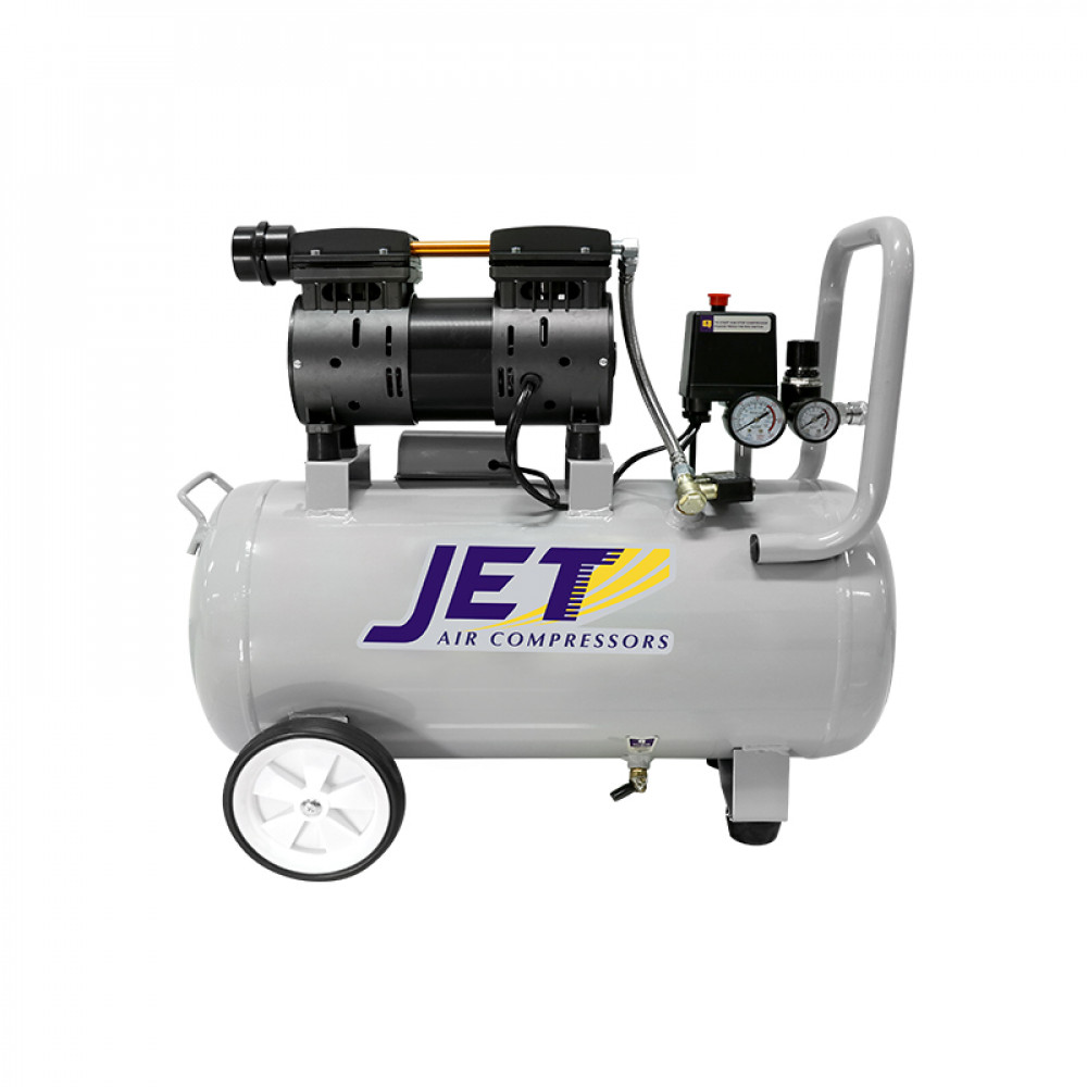 ปั๊มลมเสียงเงียบไม่ใช้น้ำมัน 50 ลิตร รุ่น JOS-150  JET