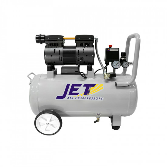 ปั๊มลมเสียงเงียบไม่ใช้น้ำมัน 50 ลิตร รุ่น JOS-250  JET