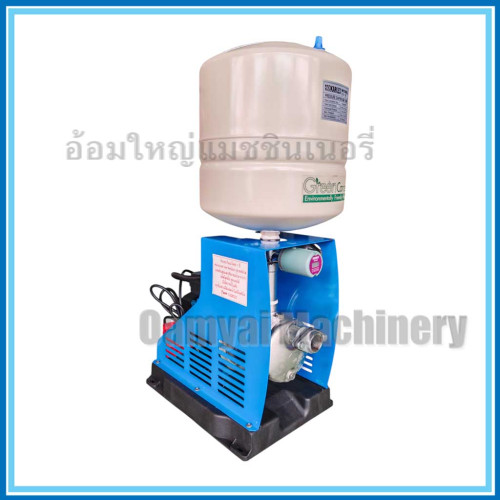 ปั๊มน้ำอัตโนมัติระบบบูสเตอร์ ปั๊มน้ำออโต้ ปั๊มน้ำอัตโนมัติพร้อมถังไดอะแฟรม รุ่น HOME-10 , HOME-10E A