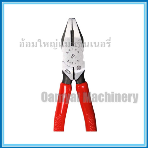คีมปากจิ้งจกด้ามแดง คีมปากจรเข้ ขนาด 8 นิ้ว รุ่น PH-108 KEIBA (หัวม้า) 2