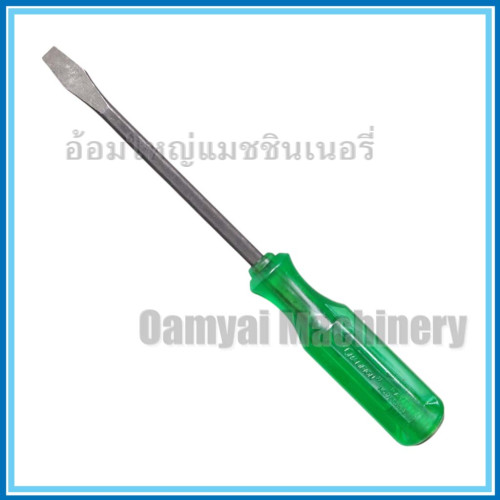 ไขควงปากแบน ด้ามทลุ (ตอกได้) ขนาด 6 นิ้ว CHAMPION 
