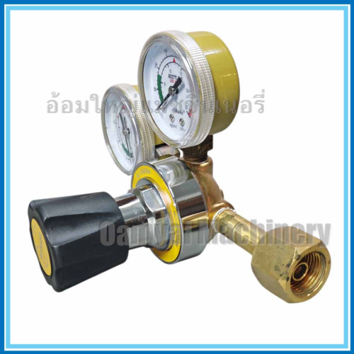 เกจวัดแรงดันแก๊ส เกย์แก๊ส เกจแก๊สอะเซทิลีน (Acetylene, AC) ALIBABA II 3