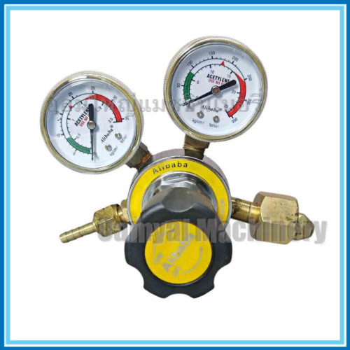 เกจวัดแรงดันแก๊ส เกย์แก๊ส เกจแก๊สอะเซทิลีน (Acetylene, AC) ALIBABA II 1