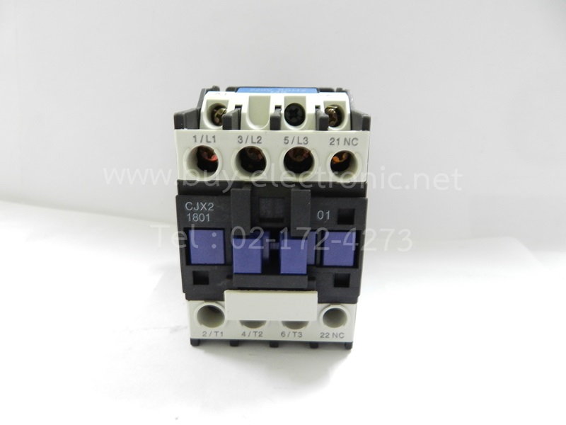 CJX2-1801 AC Contactor 18A 3 Phase 3-Pole NC 380V 50/60Hz Coil - สินค้าใหม่ ได้ของชัวร์