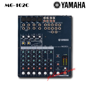 ระบบเสียงประกาศ MIXERS (มิกซ์เซอร์) YAMAHA MG-102 C Mixer 4 XLR mic / 2 compressor / 3 Stereo
