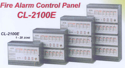 แผงควบคุมแจ้งเตือนอัคคีภัย   Fire Alarm Control Panel CL-2100E