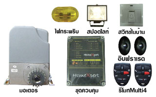 ชุดรีโมทมอเตอร์ประตู รุ่น XP-01