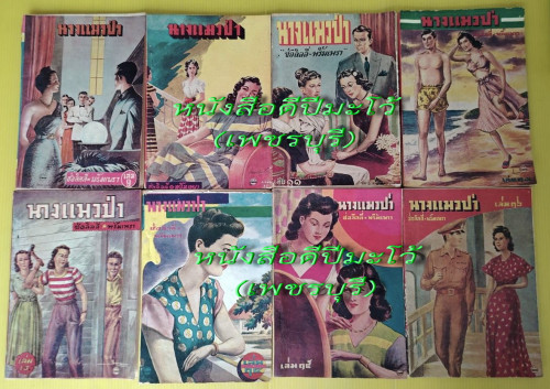 นางแมวป่า 20 เล่มจบ  โดย ช่อลิลลี่ - พริ้มเพรา (ปกภาพวาด เหม เวชกร ประมาณ 9 เล่ม) 3