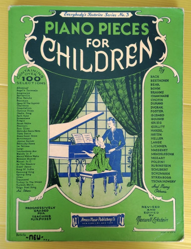 PIANO PIECES FOR CHILDREN  Everybody's Favorite Series No.3
